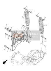 999990361400, Arm,  Rear 1, Yamaha, 0